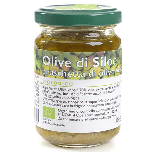 Grüne Oliven Pesto für Bruschetta 135gr, Siloe 1
