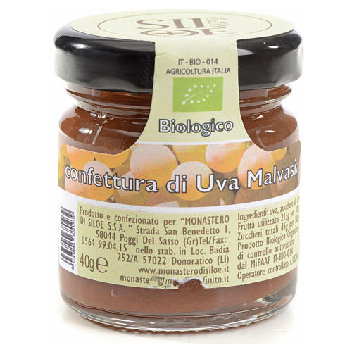 Confettura di uva Malvasia Monastero Siloe 40 gr 1
