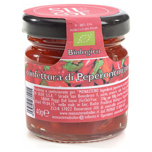 Red pepper jam, Siloe Monastery 40gr 1