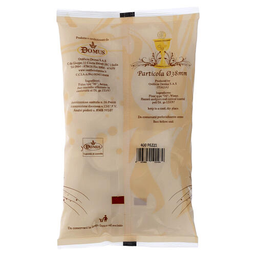 Ostie 400 pezzi diam. 3,8 cm 3