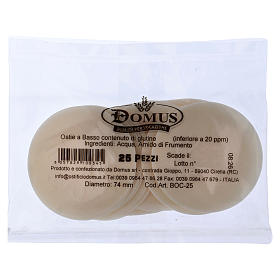 Particole, ostie per la Messa: Ostia basso contenuto di glutine celiaci 75 mm Particole, ostie per la Messa: Ostia basso contenuto di glutine celiaci 75 mm