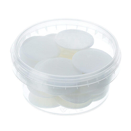 Formas para consagrar bajo contenido de gluten tarro de plástico 50 unidades - 3,5 cm 1