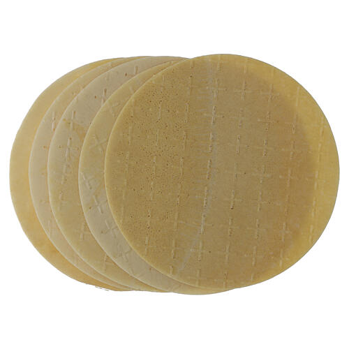 Hóstia magna vermelha 125 mm - 5 peças 2