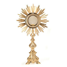 Baroque Monstrance in gold-plated bronze