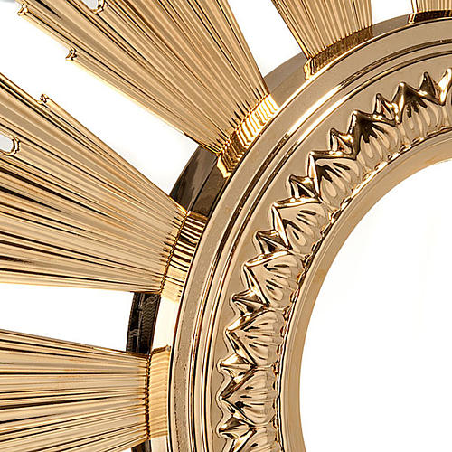 Baroque Monstrance in gold-plated bronze 3