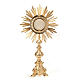 Baroque Monstrance in gold-plated bronze s1