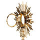 Baroque Monstrance in gold-plated bronze s5