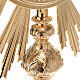 Baroque Monstrance in gold-plated bronze s8