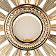 Ostensório barroco bronze dourado s4