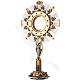 Monstrance for concelebration host grapes decoration