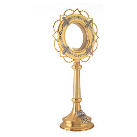 Monstrance ostensorium silvery crosses s3