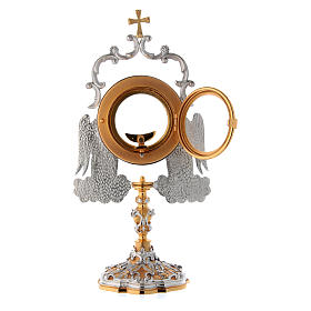 Monstrance with stones and angels s4