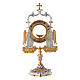 Monstrance with stones and angels s1