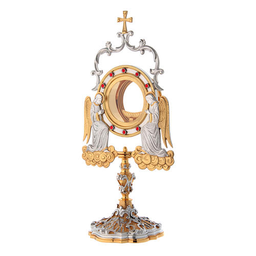 Monstrance with stones and angels 2