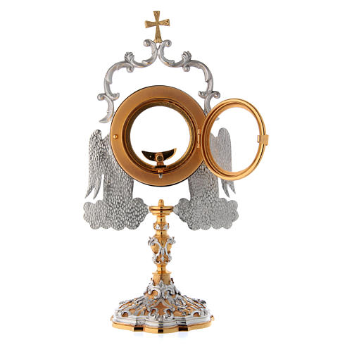 Monstrance with stones and angels 4