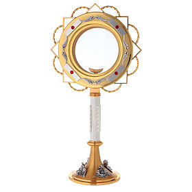 Gold-plated Monstrance with silver inserts