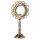 Gold-plated Monstrance with silver inserts