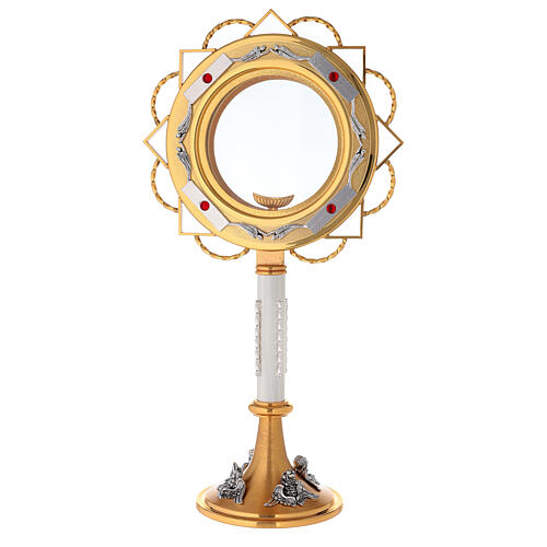 Gold-plated Monstrance with silver inserts 1
