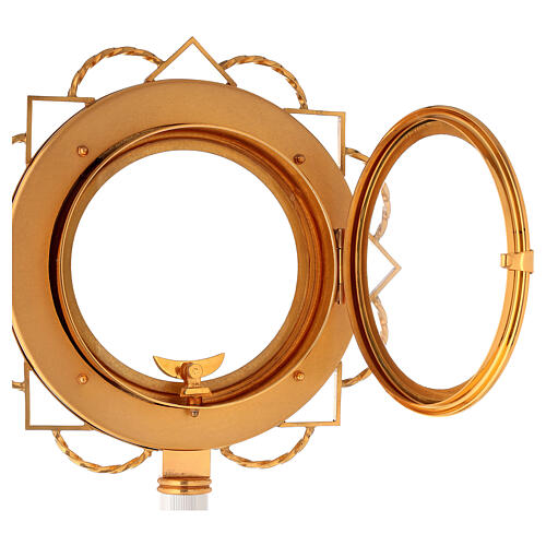 Gold-plated Monstrance with silver inserts 8