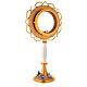 Gold-plated Monstrance with silver inserts s7