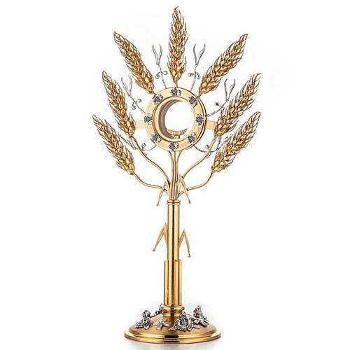Monstrance with golden ears of wheat 1