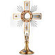 Monstrance, cross and Mary