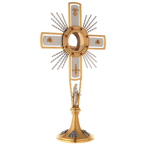 Ostensoir croix et Marie 5