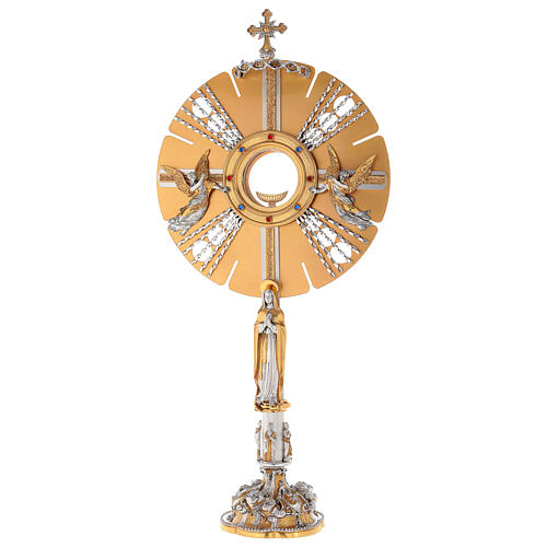 Monstrance Mary and angels 1
