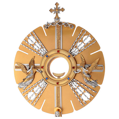 Monstrance Mary and angels 3