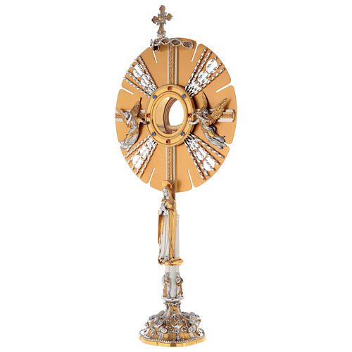Monstrance Mary and angels 7