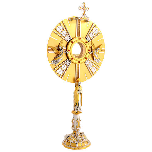 Monstrance Mary and angels 8