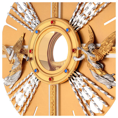Monstrance Mary and angels 2