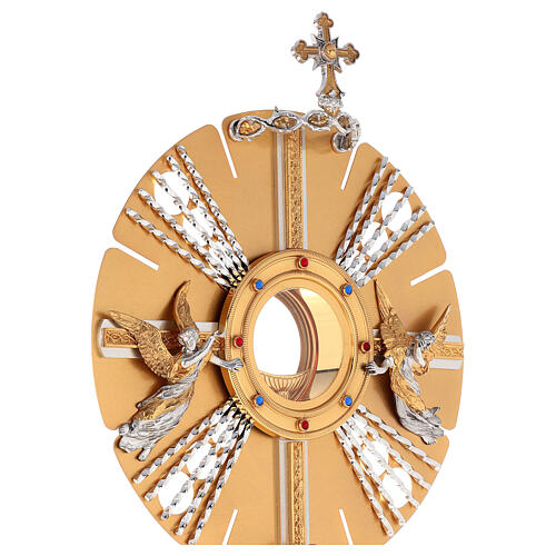 Monstrance Mary and angels 10