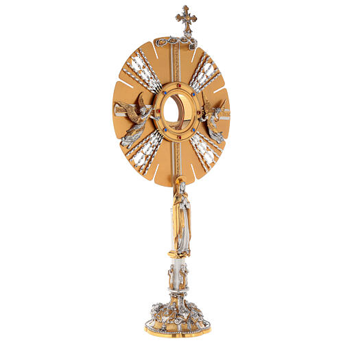 Monstrance Mary and angels 12