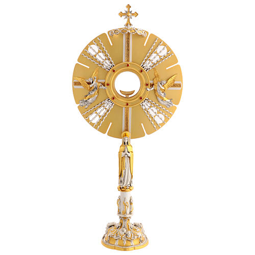 Monstrance Mary and angels 1