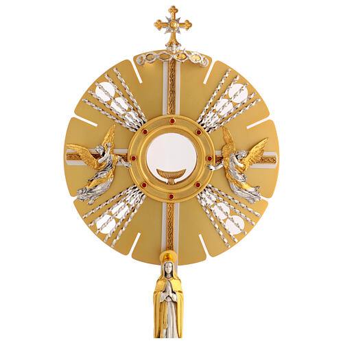 Monstrance Mary and angels 2