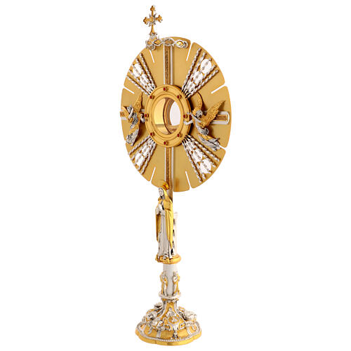 Monstrance Mary and angels 4