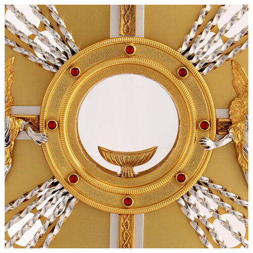 Monstrance Mary and angels 5