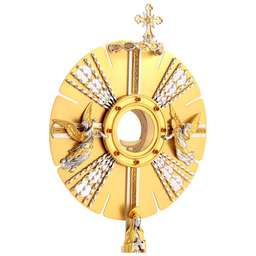Monstrance Mary and angels 12