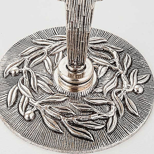 Reliquary. Silver shrine with leafs 7