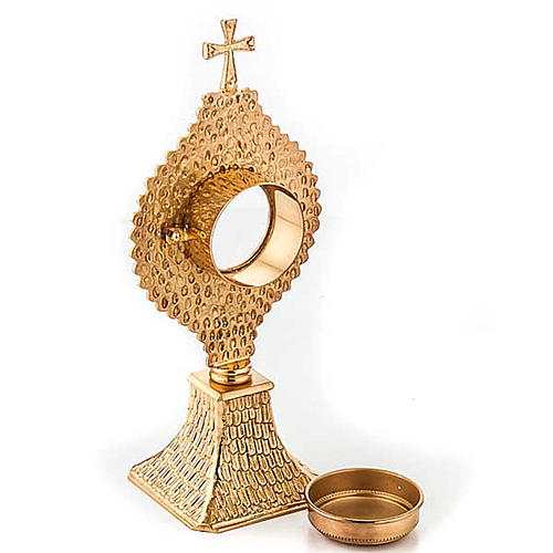 Reliquary. Shrine with leafs and cross 5