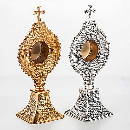 Reliquiario con foglie e croce 2