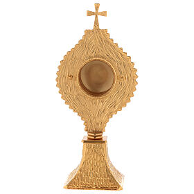 Reliquary. Shrine with leafs and cross