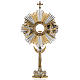 Monstrance for celebration host decorated with angels s1