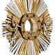 Monstrance for celebration host decorated with angels s4