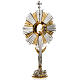 Monstrance for celebration host decorated with angels s6