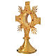 Monstrance for celebration host, with rays and cross s2