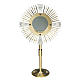 Monstrance 4 evangelists, loaves and fish, lamb and fire s1