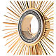 Monstrance, polished gold-plated brass s2
