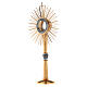 Monstrance, polished gold-plated brass s4